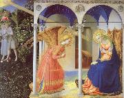 Fra Angelico Detail of the Annunciation painting